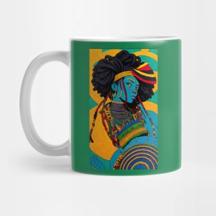 Rasta Woman Modern Art Mug